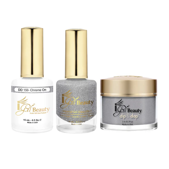 iGel Dip & Dap Trio - DD150 Chrome on