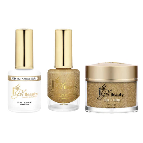 iGel Dip & Dap Trio - DD162 Antique Gold