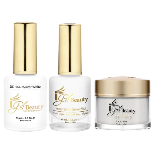 iGel Dip & Dap Trio - DD164 Winter White (SOFT WHITE)