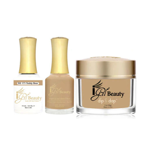 iGel Dip & Dap Trio - DD177 - Teddy Bear