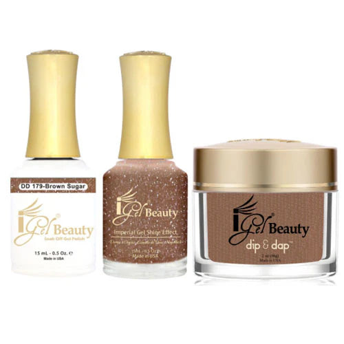 iGel Dip & Dap Trio - DD179 - Brown Sugar