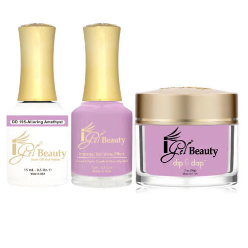 iGel Dip & Dap Trio - DD195 - Alluring Amethyst