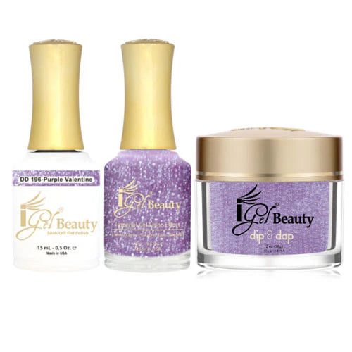 iGel Dip & Dap Trio - DD196 - Purple Valentine
