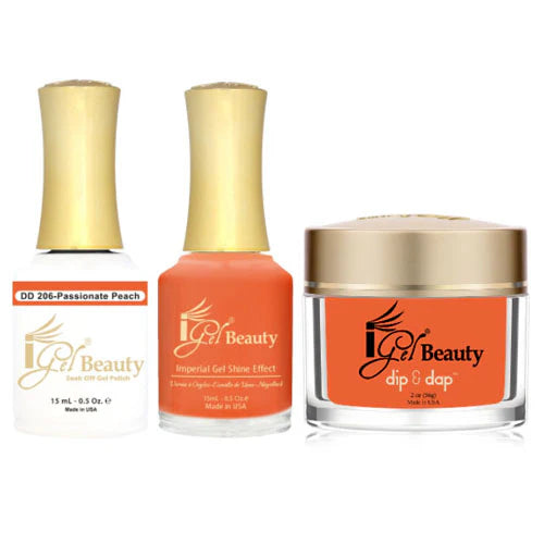 iGel Dip & Dap Trio - DD206 - Passionate Peach