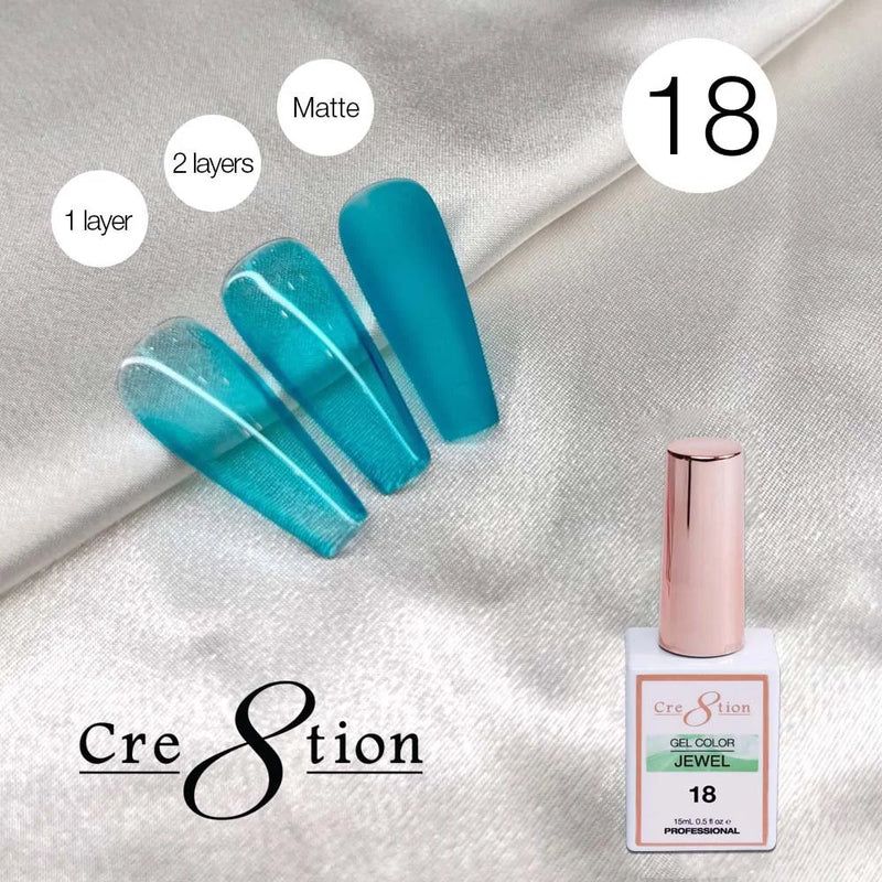 Cre8tion Jewel Collection - G18 (Aqua Jelly)