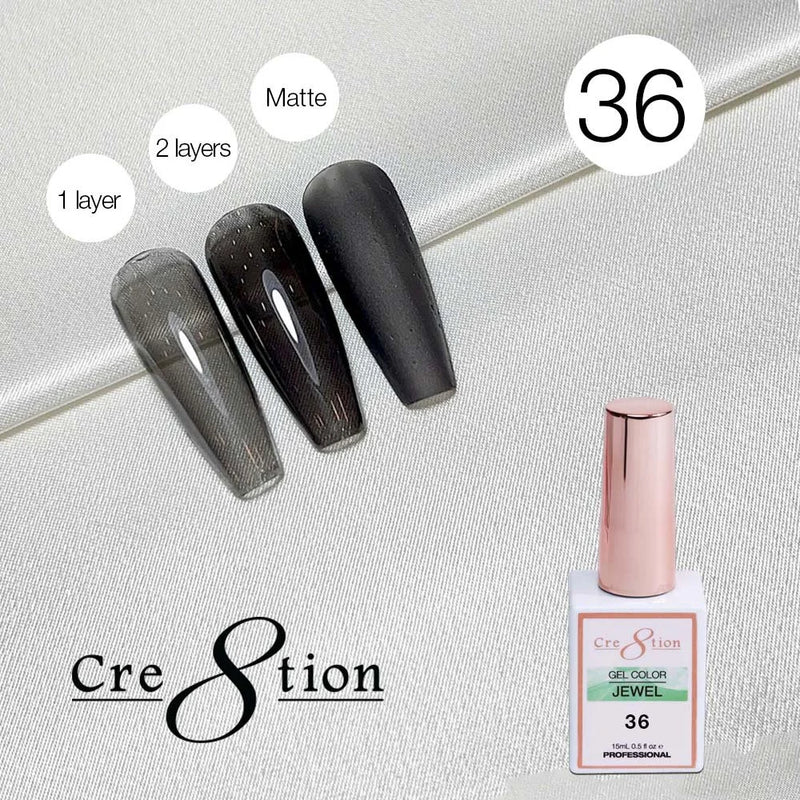 Cre8tion Jewel Collection - G36 (Black Jelly)