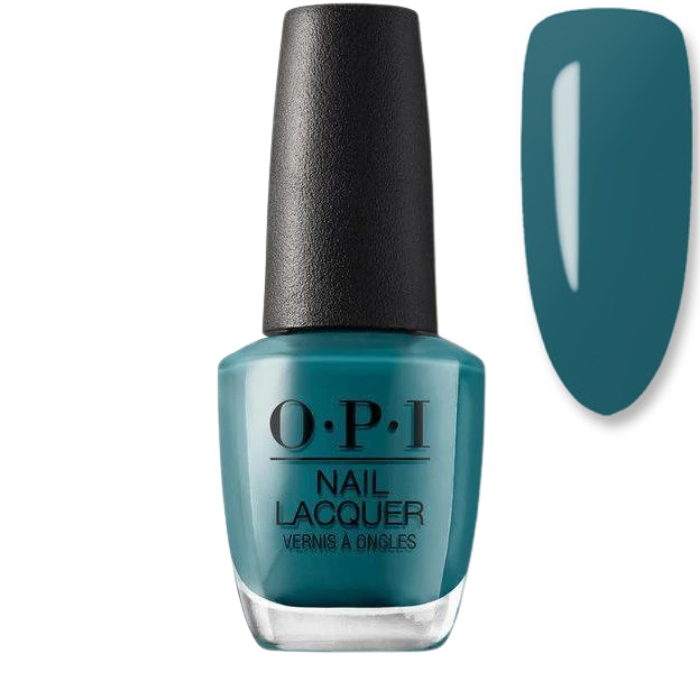 OPI Nail Lacquer - Teal Me More, Teal Me More 0.5 oz - #NLG45