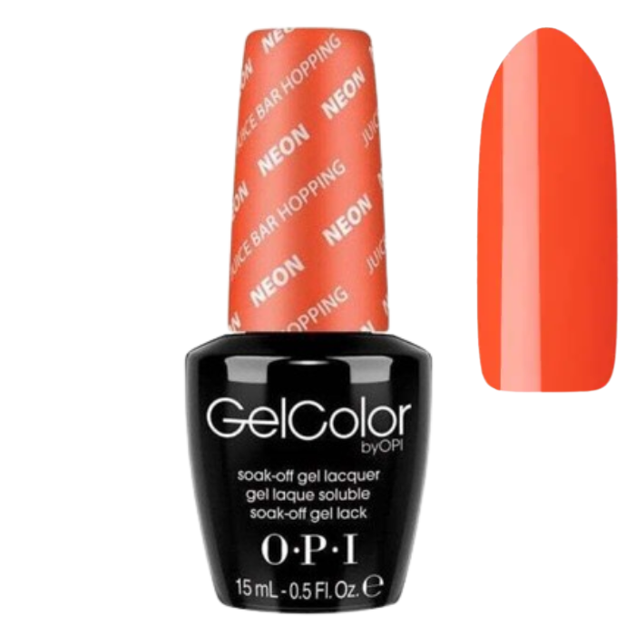 OPI GelColor - Juice Bar Hopping (NEON COLLECTION) 0.5 oz - #GCN35