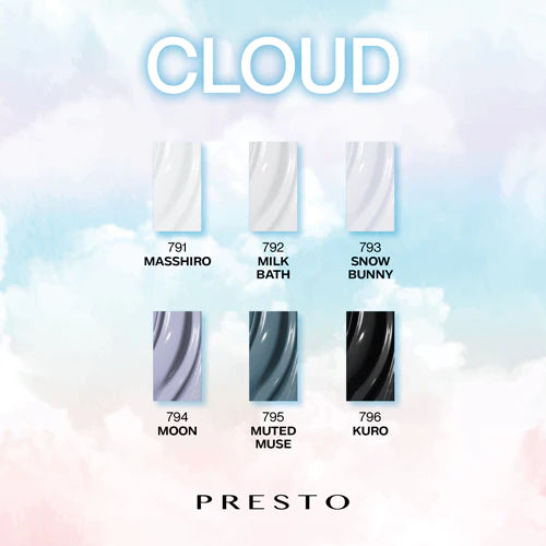 PRESTO Color Series: CLOUD Set [6 Bottles]