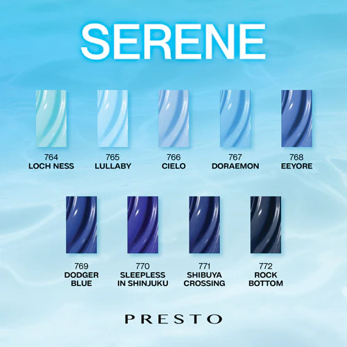 PRESTO Color Series: SERENE Set [9 Bottles]