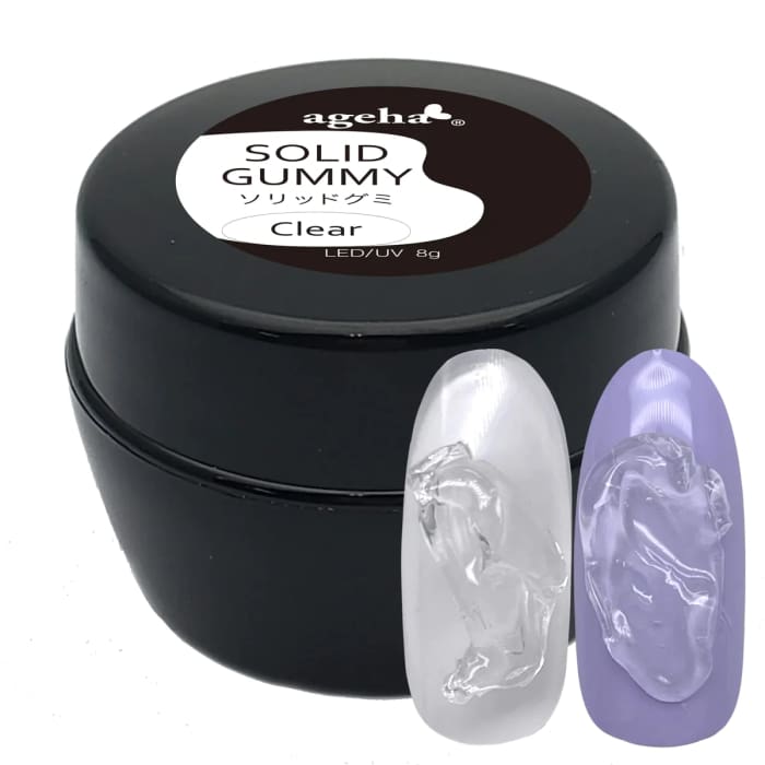 AGEHA SOLID GUMMY CLEAR - OceanNailSupply