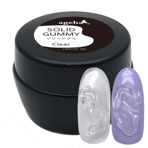 AGEHA SOLID GUMMY CLEAR - OceanNailSupply