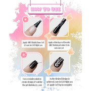 ALLÔ Shrink Gel Art Design Kit - 12 colors + 1 Base - OceanNailSupply