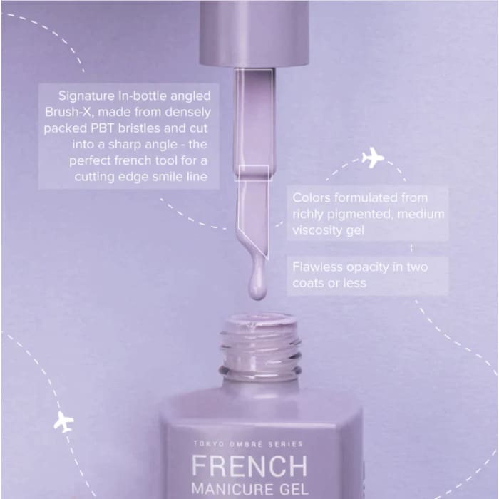 APRÉS FRENCH MANICURE GEL - BLACK - OceanNailSupply