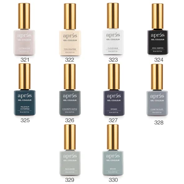 Apres - Gel Couleur Bundle - 10 colors #321 - #330 - OceanNailSupply