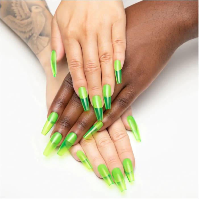 APRÉS GEL COULEUR J18 ACID LIME - OceanNailSupply