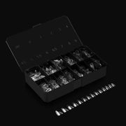 APRES GEL - X® NATURAL COFFIN EXTRA SHORT BOX OF TIPS - PRO (600PCS) OceanNailSupply