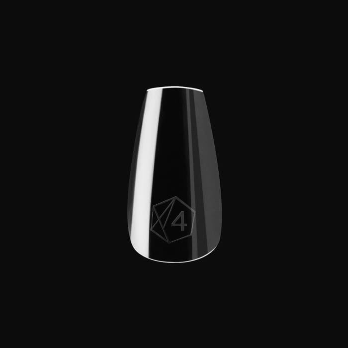 APRES GEL-X® NATURAL COFFIN SHORT BOX OF TIPS - PRO (600PCS) - OceanNailSupply