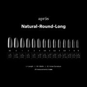 APRES GEL - X® NATURAL ROUND LONG BOX OF TIPS - PRO (600PCS) OceanNailSupply