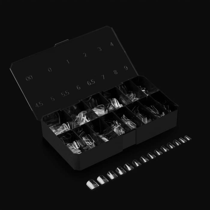 APRES GEL - X® NATURAL SQUARE EXTRA SHORT BOX OF TIPS - PRO (600PCS) OceanNailSupply