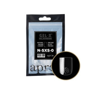 APRES GEL - X® NATURAL SQUARE EXTRA SHORT REFILL BAG - OceanNailSupply