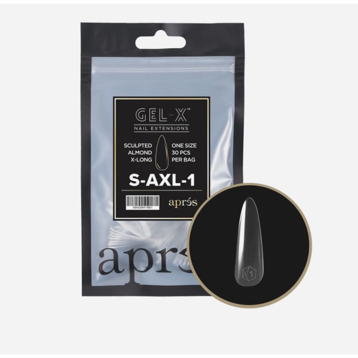 APRES GEL-X® SCULPTED ALMOND EXTRA LONG - REFILL BAG - OceanNailSupply