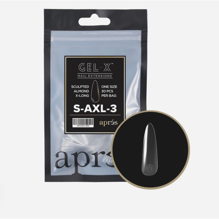 APRES GEL-X® SCULPTED ALMOND EXTRA LONG - REFILL BAG - OceanNailSupply