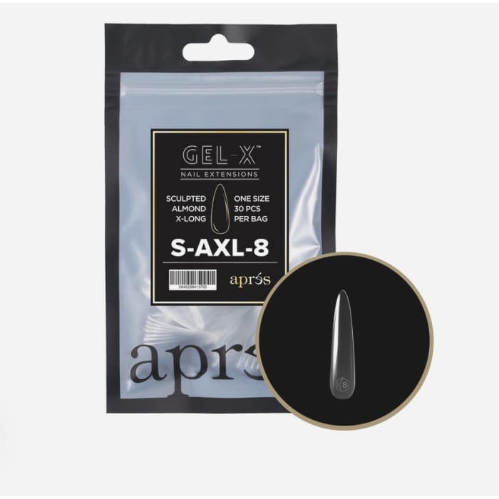 APRES GEL-X® SCULPTED ALMOND EXTRA LONG - REFILL BAG - OceanNailSupply