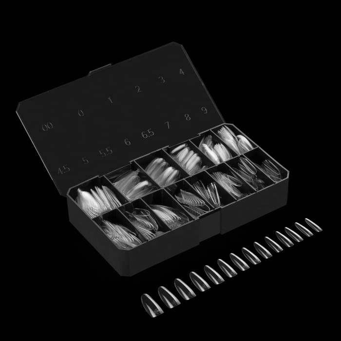 APRES GEL - X® SCULPTED ROUND LONG BOX OF TIPS - PRO (600PCS) OceanNailSupply
