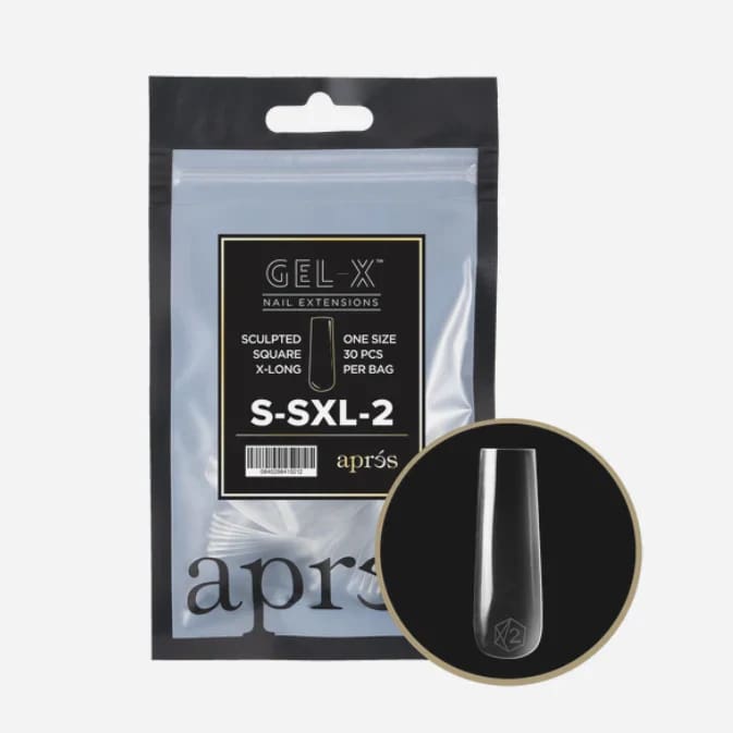 APRES GEL-X® SCULPTED SQUARE EXTRA LONG - REFILL BAG - OceanNailSupply