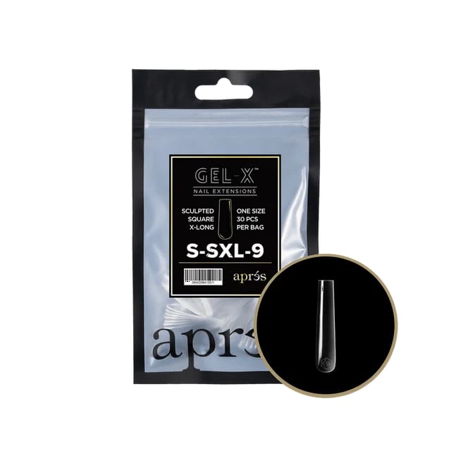APRES GEL-X® SCULPTED SQUARE EXTRA LONG - REFILL BAG - OceanNailSupply