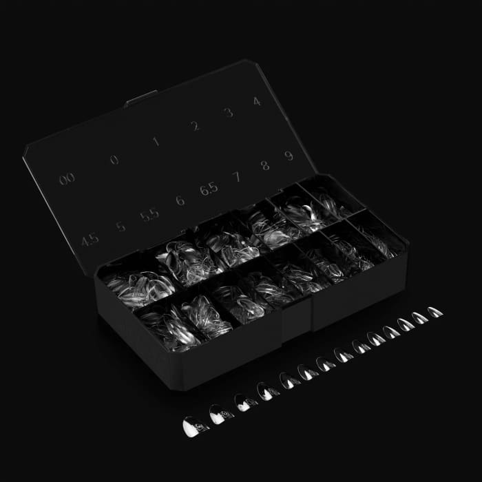 GEL-X® NATURAL ALMOND EXTRA SHORT BOX OF TIPS - OceanNailSupply