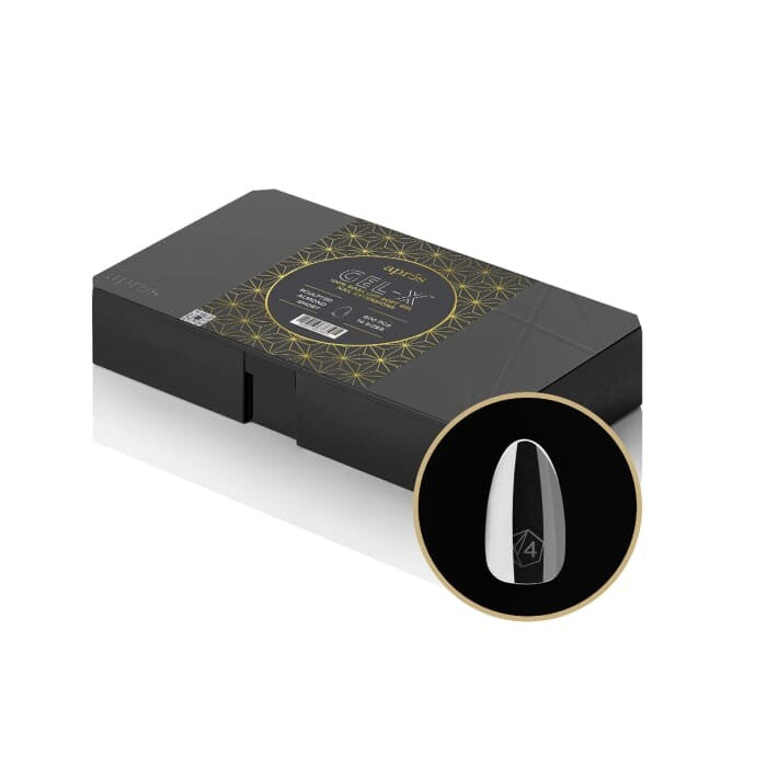 APRÉS GEL-X TIPS - SCULPTED ALMOND SHORT [600PCS] [NEW] - OceanNailSupply