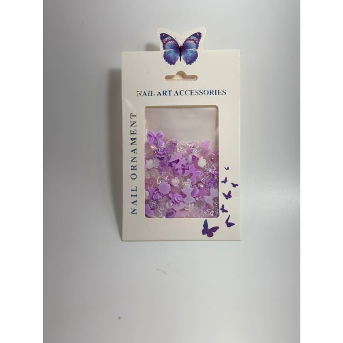 Assorted Pack of Charms (Purple) - OceanNailSupply