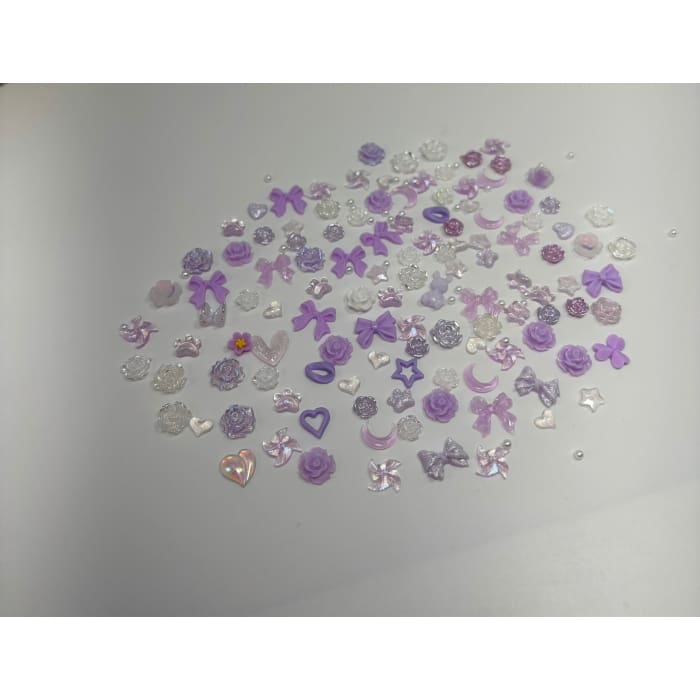 Assorted Pack of Charms (Purple) - OceanNailSupply