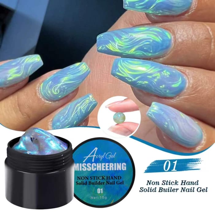 Aurora Pearl 3D Molding Gel – Non-Stick Sculpting Nail Art Gel - OceanNailSupply