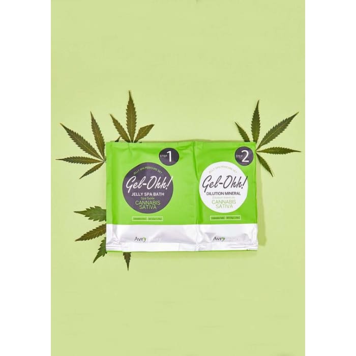 Avry Beauty Gel-Ohh! Jelly Spa bath (2 step) - Cannabis Sativa - OceanNailSupply