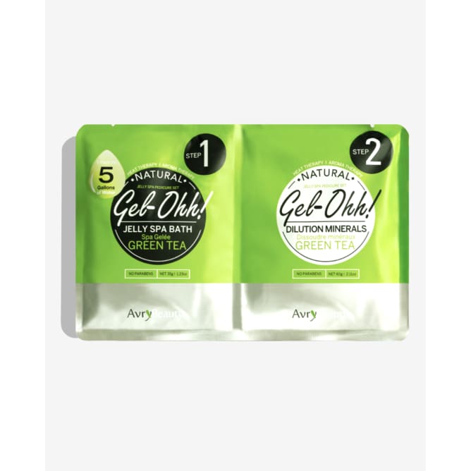Avry Beauty Gel-Ohh! Jelly Spa bath (2 step) - Green Tea - OceanNailSupply