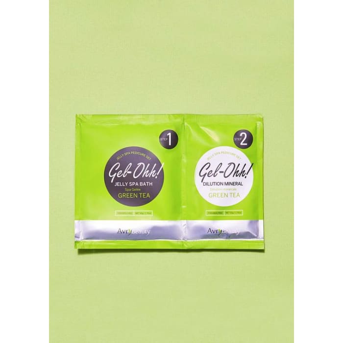 Avry Beauty Gel-Ohh! Jelly Spa bath (2 step) - Green Tea - OceanNailSupply