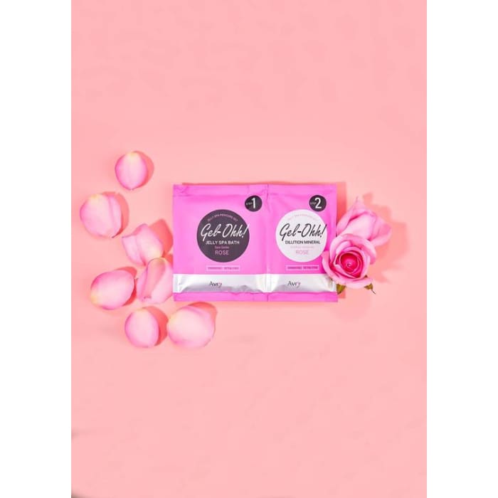 Avry Beauty Gel-Ohh! Jelly Spa bath (2 step) - Rose - OceanNailSupply
