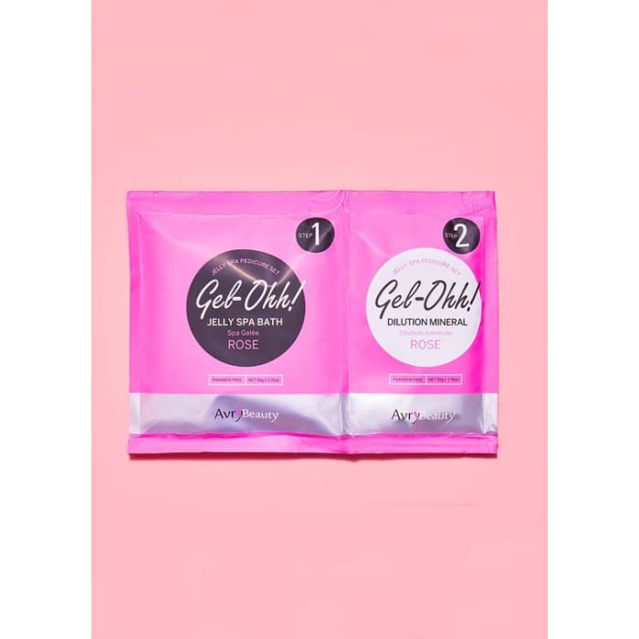 Avry Beauty Gel-Ohh! Jelly Spa bath (2 step) - Rose - OceanNailSupply