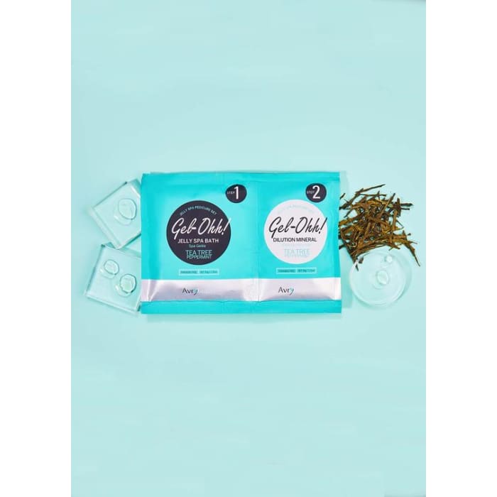 Avry Beauty Gel-Ohh! Jelly Spa bath (2 step) - Tea Tree & Peppermint - OceanNailSupply