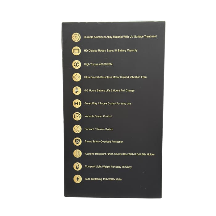 Brushless High-Speed Nail Drill - OceanNailSupply