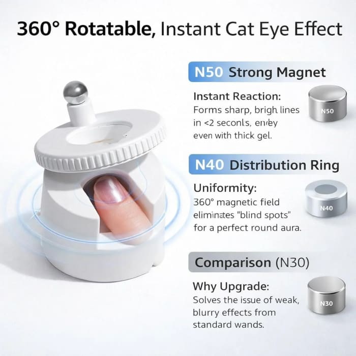 Cat Eye Magnet Spinner - OceanNailSupply