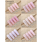Chance Full Set - Matching Color Gel & Nail Lacquer 0.5oz - Bare Collection 36 Colors - OceanNailSupply