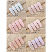 Chance Full Set - Matching Color Gel & Nail Lacquer 0.5oz - Bare Collection 36 Colors - OceanNailSupply