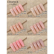 Chance Full Set - Matching Color Gel & Nail Lacquer 0.5oz - Bare Collection 36 Colors - OceanNailSupply