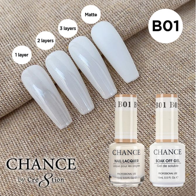 Chance Gel & Nail Lacquer Duo 0.5oz B01 - Bare Collection - OceanNailSupply
