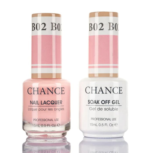 Chance Gel & Nail Lacquer Duo 0.5oz B02 - Bare Collection - OceanNailSupply