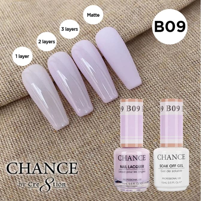 Chance Gel & Nail Lacquer Duo 0.5oz B09 - Bare Collection - OceanNailSupply